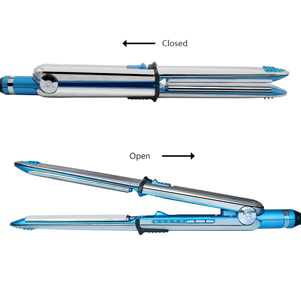Stainless Steel Hair Straightener and Curler Combo